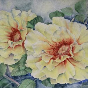 "Kissed by Summer" Watercolour