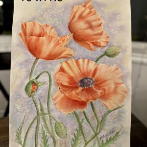 "Red Poppies" Watercolour