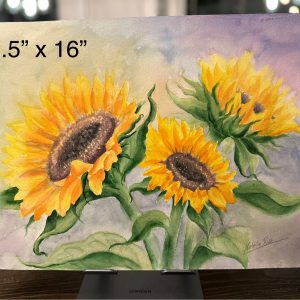 "Sunflowers" Watercolour
