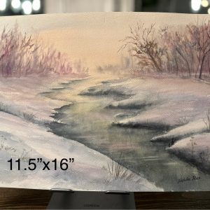 "Winter Glow" Watercolour