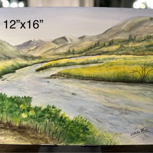 "River Flowing" Watercolour