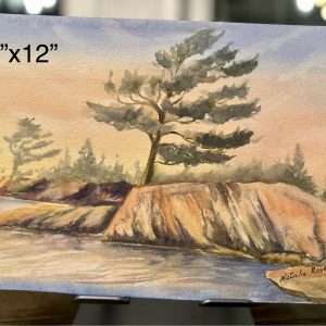 "White Pine of Georgian Bay" Watercolour
