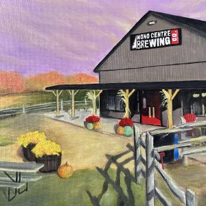 "Mono Brewing Co." Oil Painting