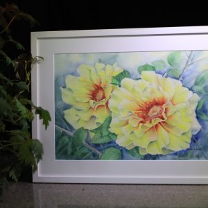 CURRENTLY EXHIBITED <BR>"Kissed by Summer" Watercolour