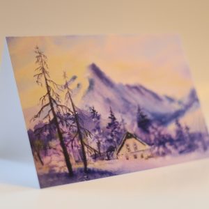 Greeting Card "Chalet in the Mountains"