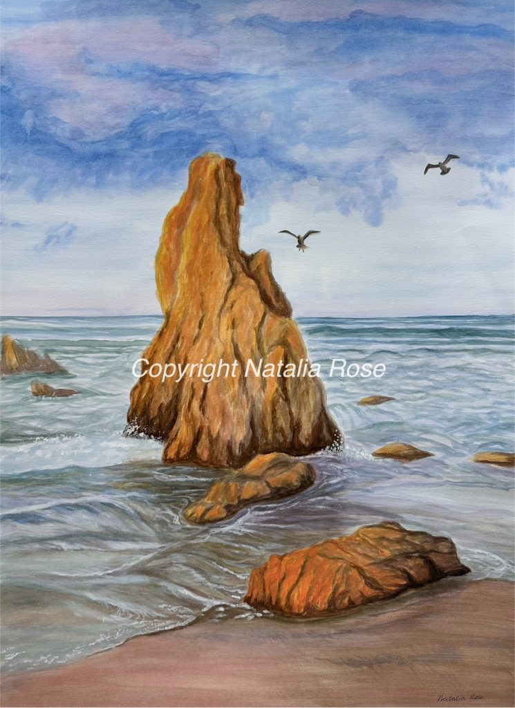 Watercolour painting by Canadian Artist Natalia Rose