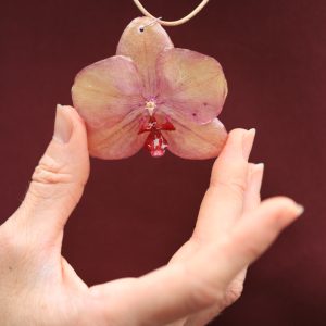 "Summer's Caress" Real Orchid Necklace
